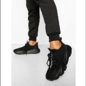 Knitted Chunky Platform Trainers